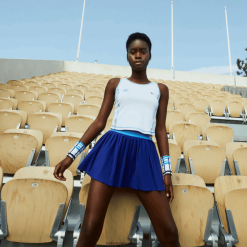 Lacoste sport roland garros racer back tank top 0H6PD42581 femei alb albastru v10