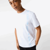 Lacoste tricou cu crocodil de marcă cu potrivire relaxată 0H6PD41627 bărbați alb 001