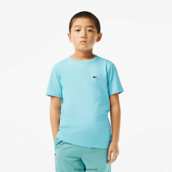 Lacoste tricou din amestec de bumbac respirabil sport 0H6PD43036 băieți mentă lgf