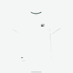 Lacoste tricou din jerseu de bumbac cu ajustare normală 0H6PD4103 bărbați alb 001