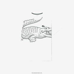 Lacoste tricou loose fit din jerse - marime plus - mare 0H6PD4227 bărbați alb 001