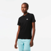 Lacoste tricou sport din bumbac organic 0H6PD42542 femei negru 031