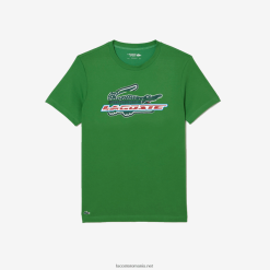 Lacoste tricou sport din bumbac organic cu fit regulat 0H6PD4143 bărbați verde l94