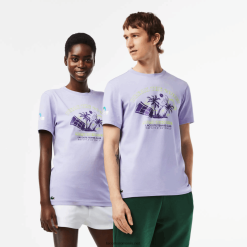 Lacoste tricou sport miami ediție deschisă 0H6PD4212 bărbați violet 3k0