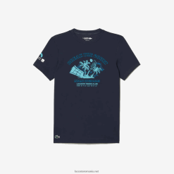 Lacoste tricou sport miami ediție deschisă 0H6PD4214 bărbați albastru kxe