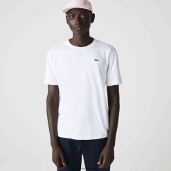 Lacoste tricou sport respirabil 0H6PD451 bărbați alb 001