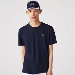 Lacoste tricou sport respirabil 0H6PD453 bărbați bleumarin 166