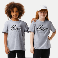 Lacoste tricou supradimensionat in stil nautic 0H6PD43143 copii grey chine cca