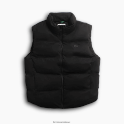 Lacoste vestă cu glugă pliabilă 0H6PD41259 bărbați negru 031