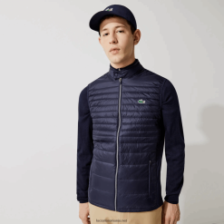 Lacoste vestă de golf matlasată, ușoară, rezistentă la apă 0H6PD41309 bărbați bleumarin 5fs